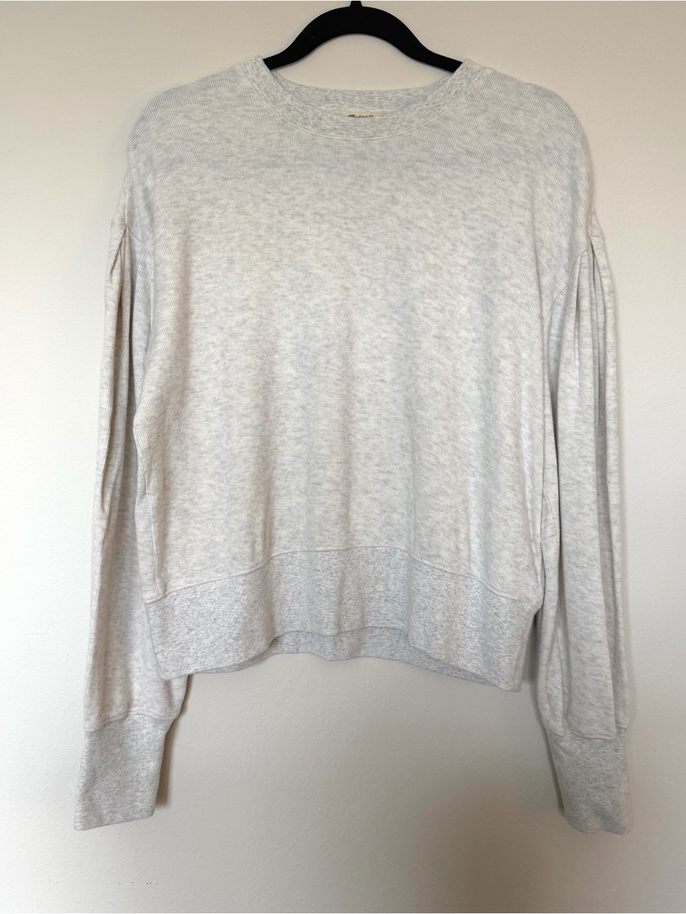 Madewell Crew Neck Sweatshirt Heather Gray Medium